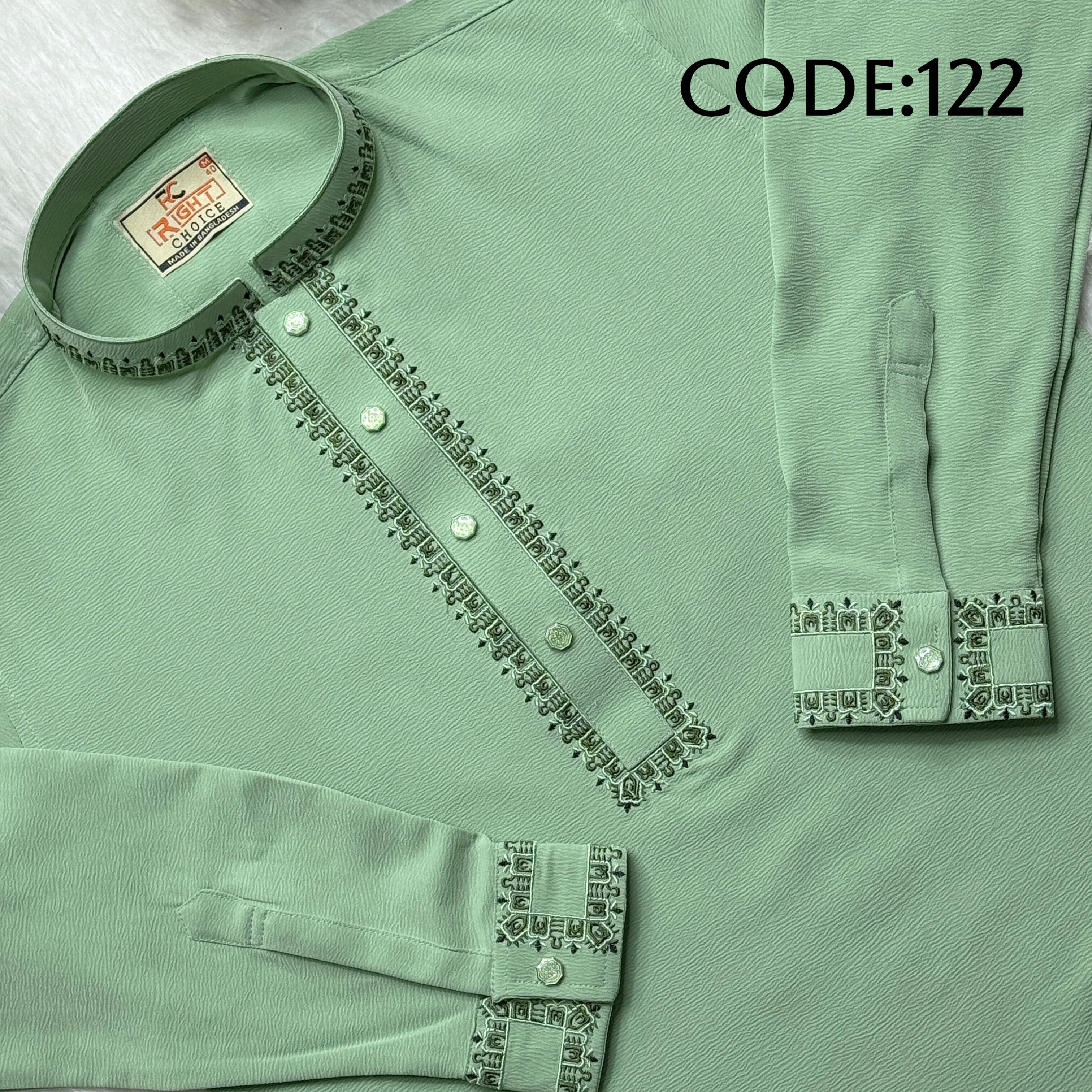 প্রিমিয়াম জাফরান পাঞ্জাবি - (কোডঃ১২২)