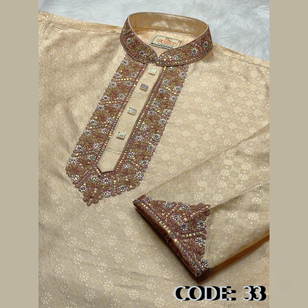 অরিজিনাল কাতান প্রিমিয়াম পাঞ্জাবি কোড - 33