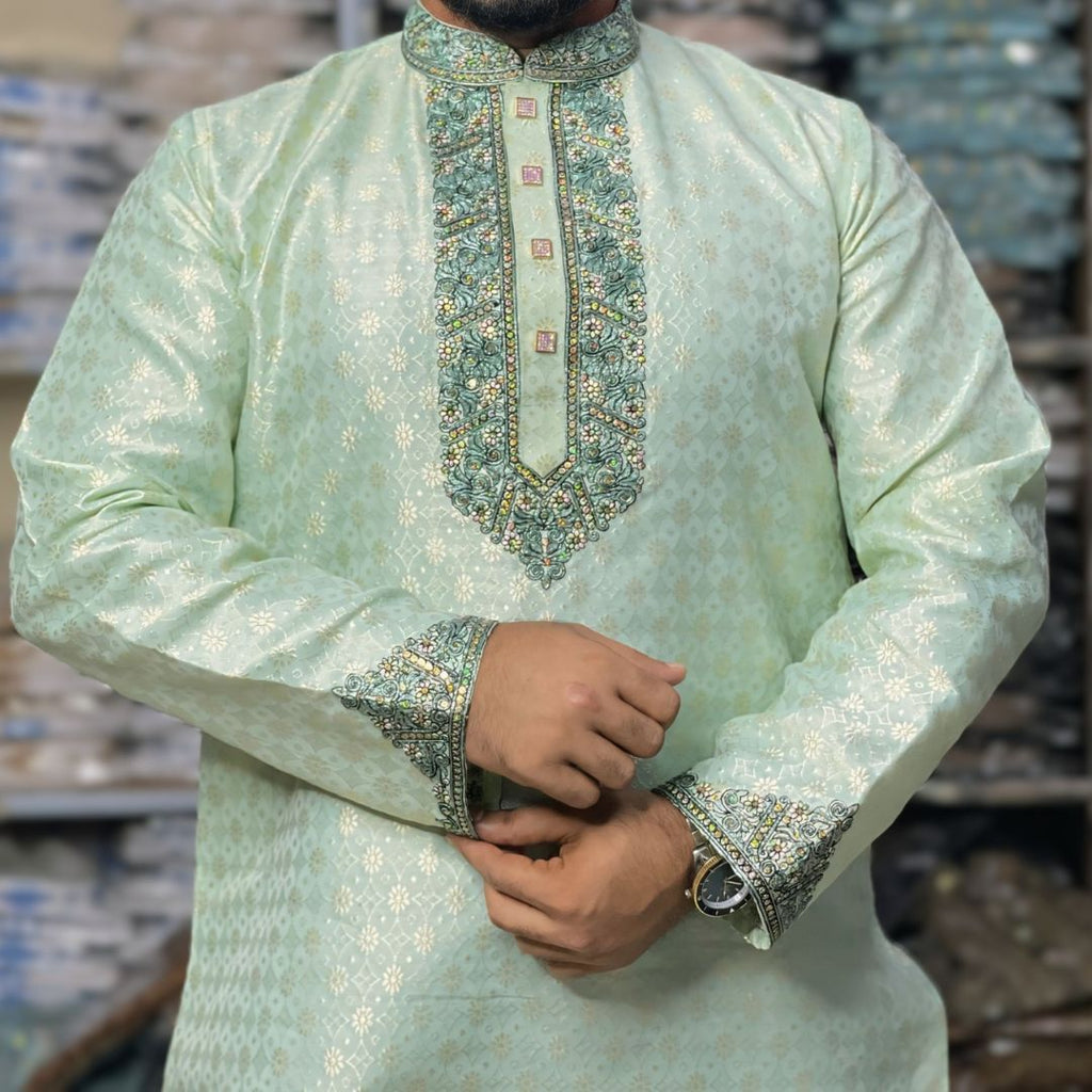 অরিজিনাল কাতান প্রিমিয়াম পাঞ্জাবি কোড - 34