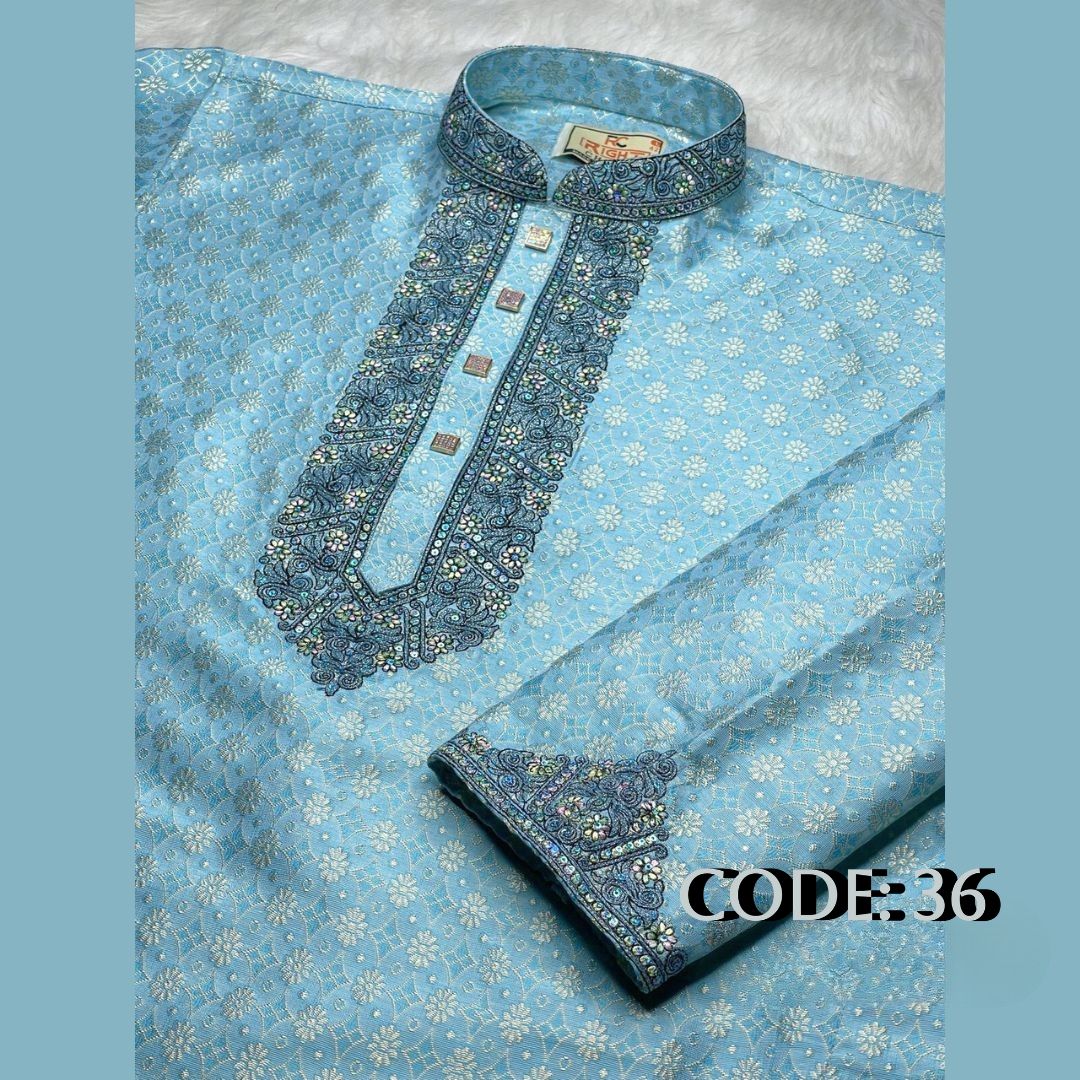 অরিজিনাল কাতান প্রিমিয়াম পাঞ্জাবি কোড - 36