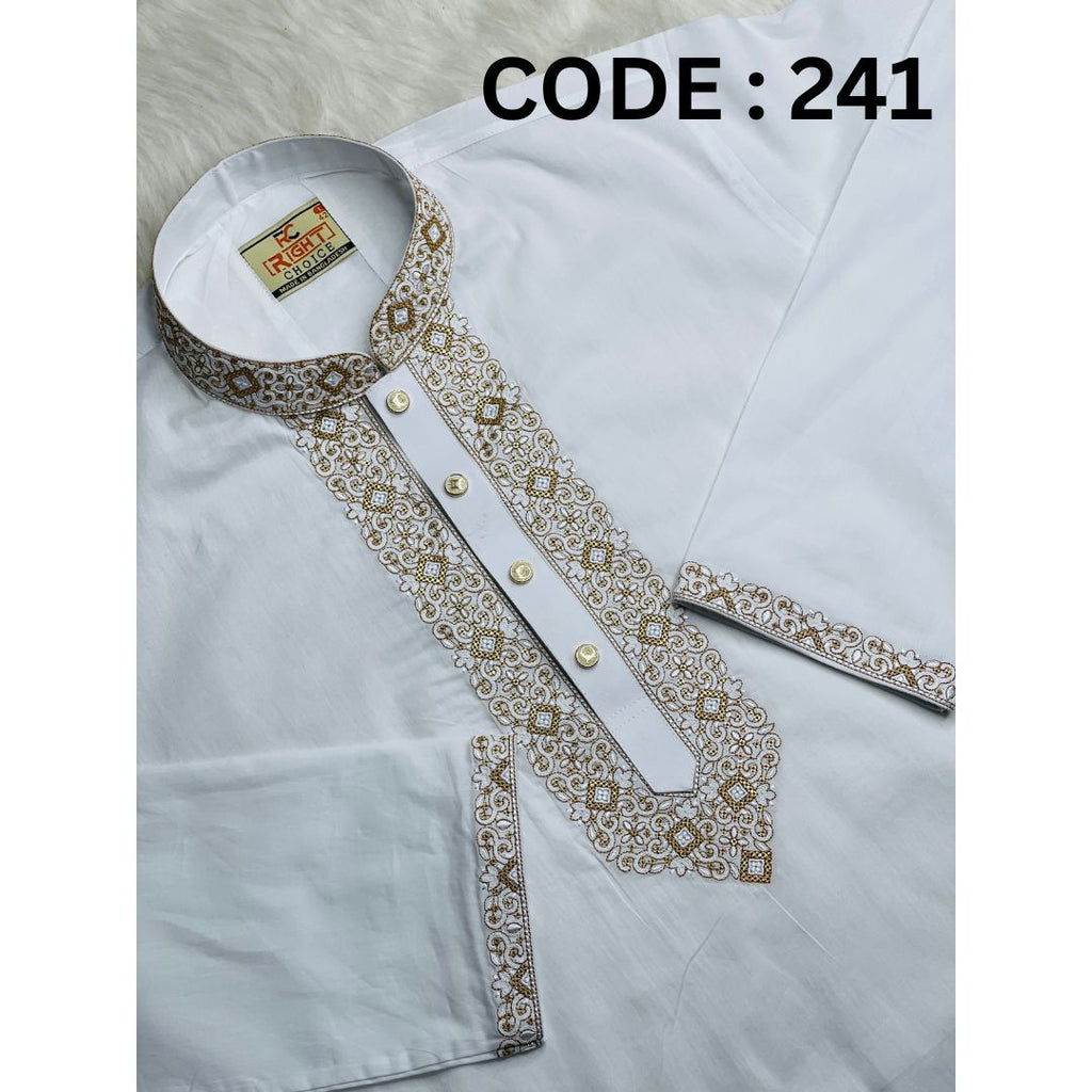 টিস্যু ধুতি সুতি সফট পাঞ্জাবি - 241