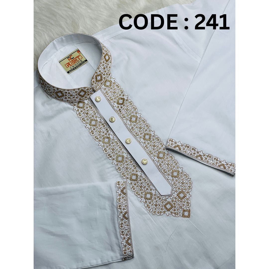 টিস্যু ধুতি সুতি সফট পাঞ্জাবি - 241
