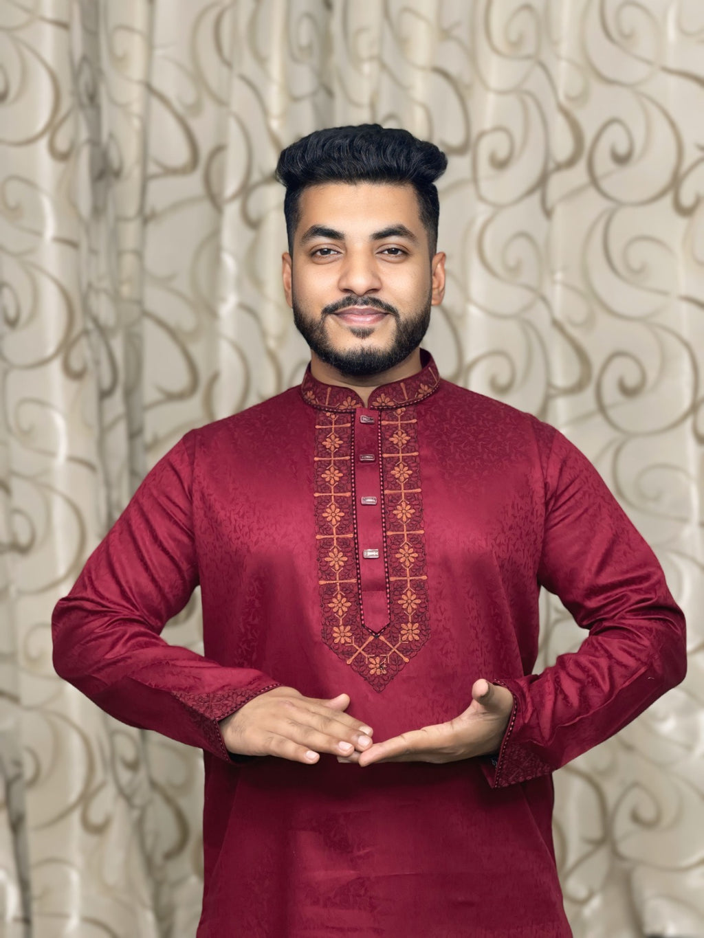 ডিজাইন কটন এমব্রয়ডারি - কোড ২২২