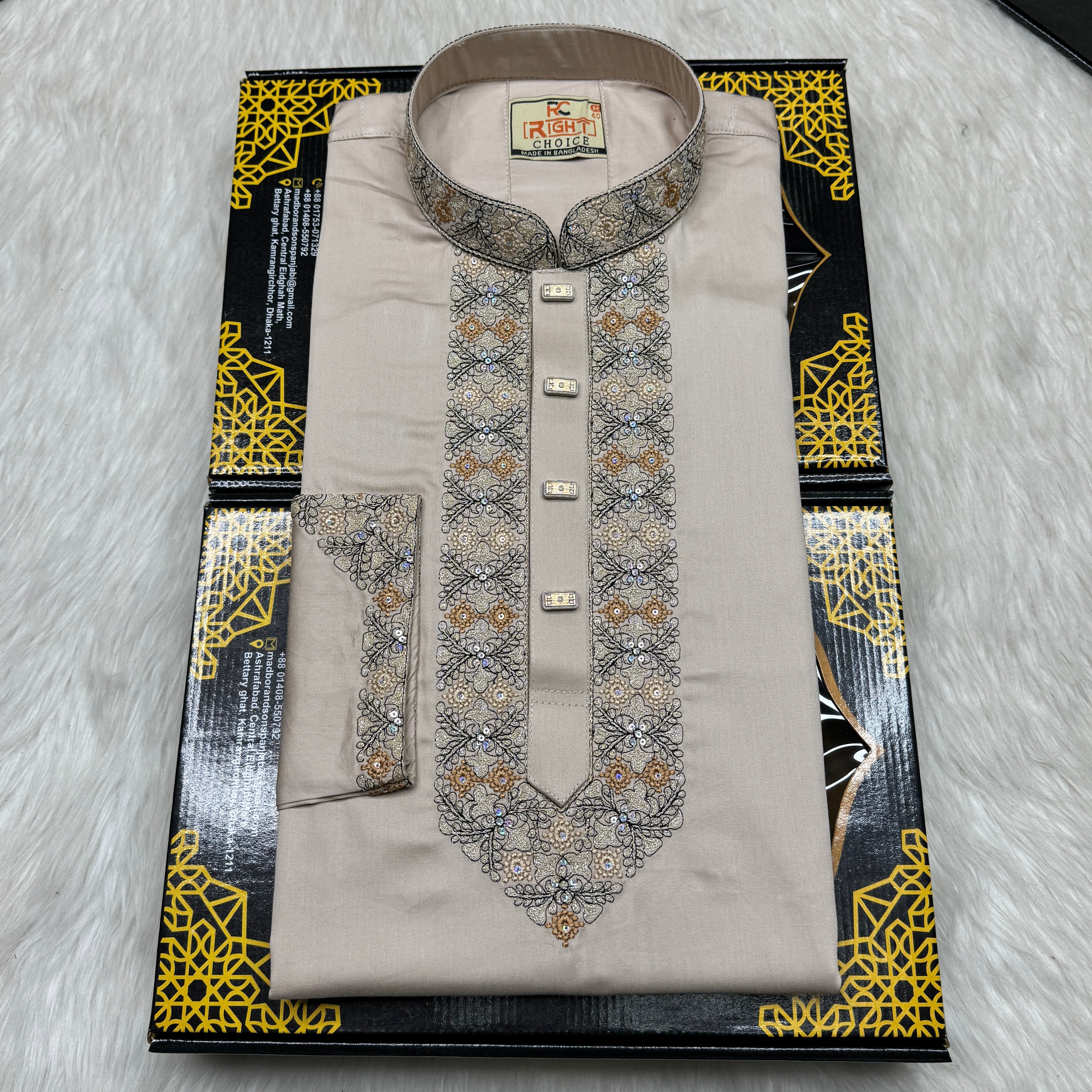 SHATUN EMBROIDARY PANJABI (CODE:161)