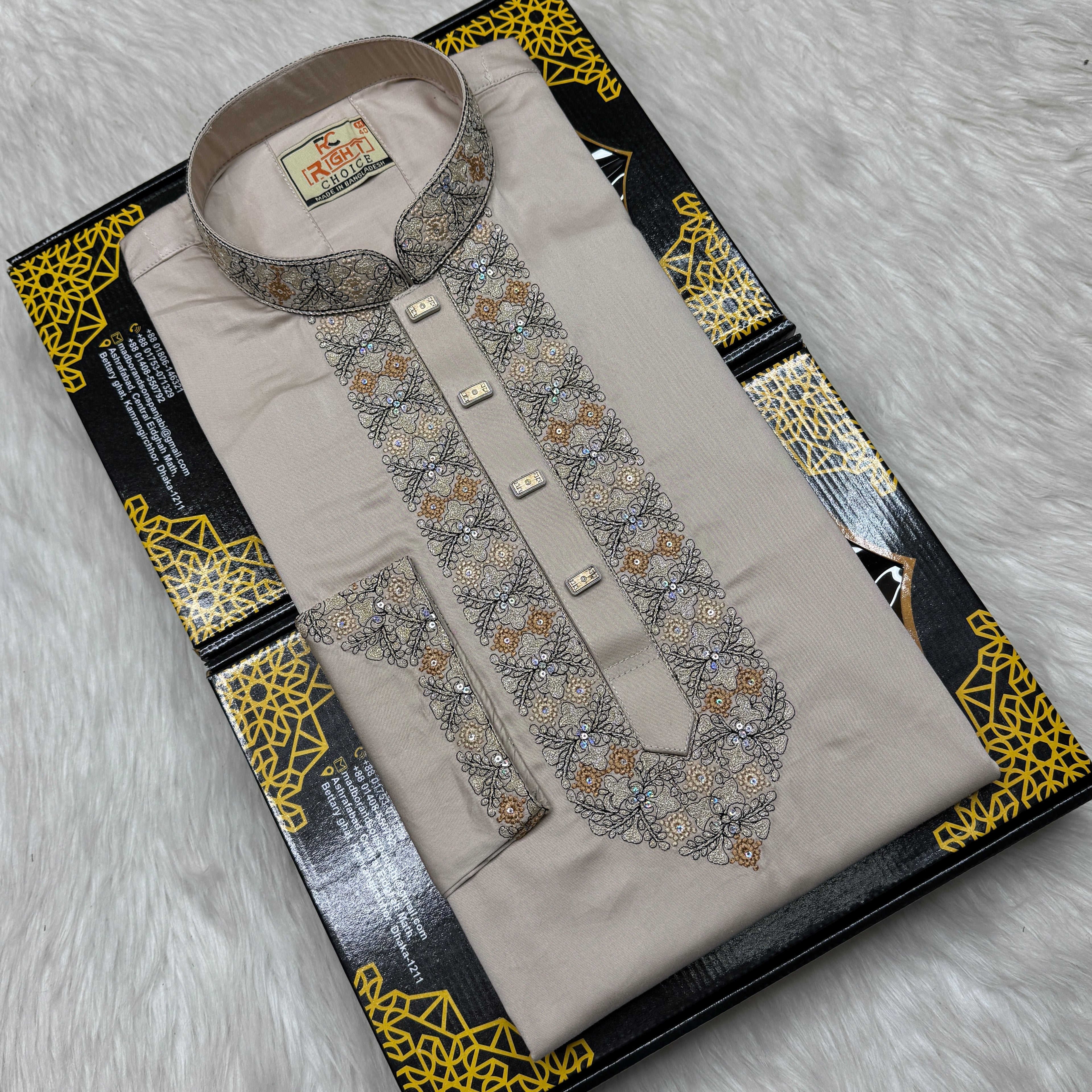 SHATUN EMBROIDARY PANJABI (CODE:161)