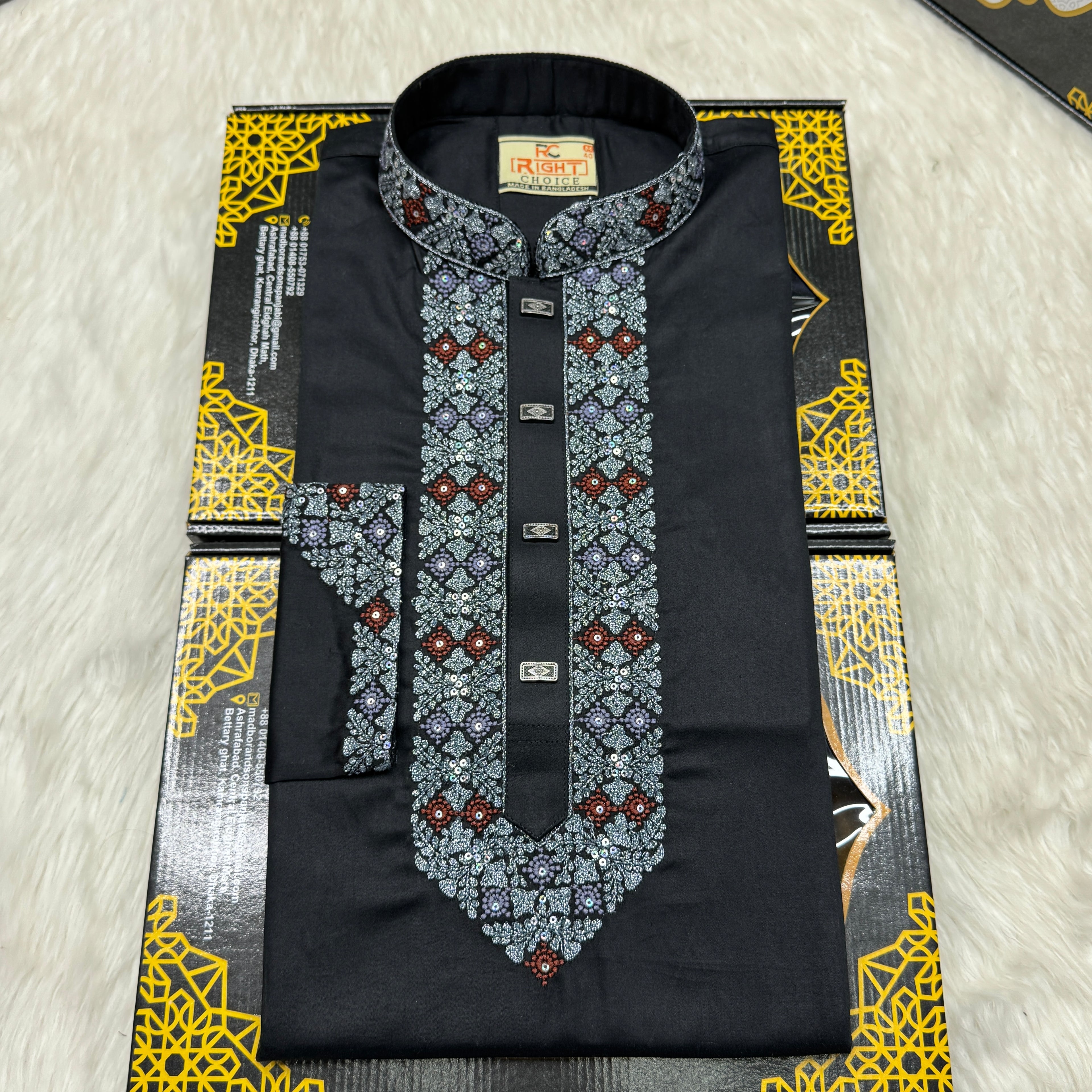 SHATUN EMBROIDARY PANJABI (CODE:164)