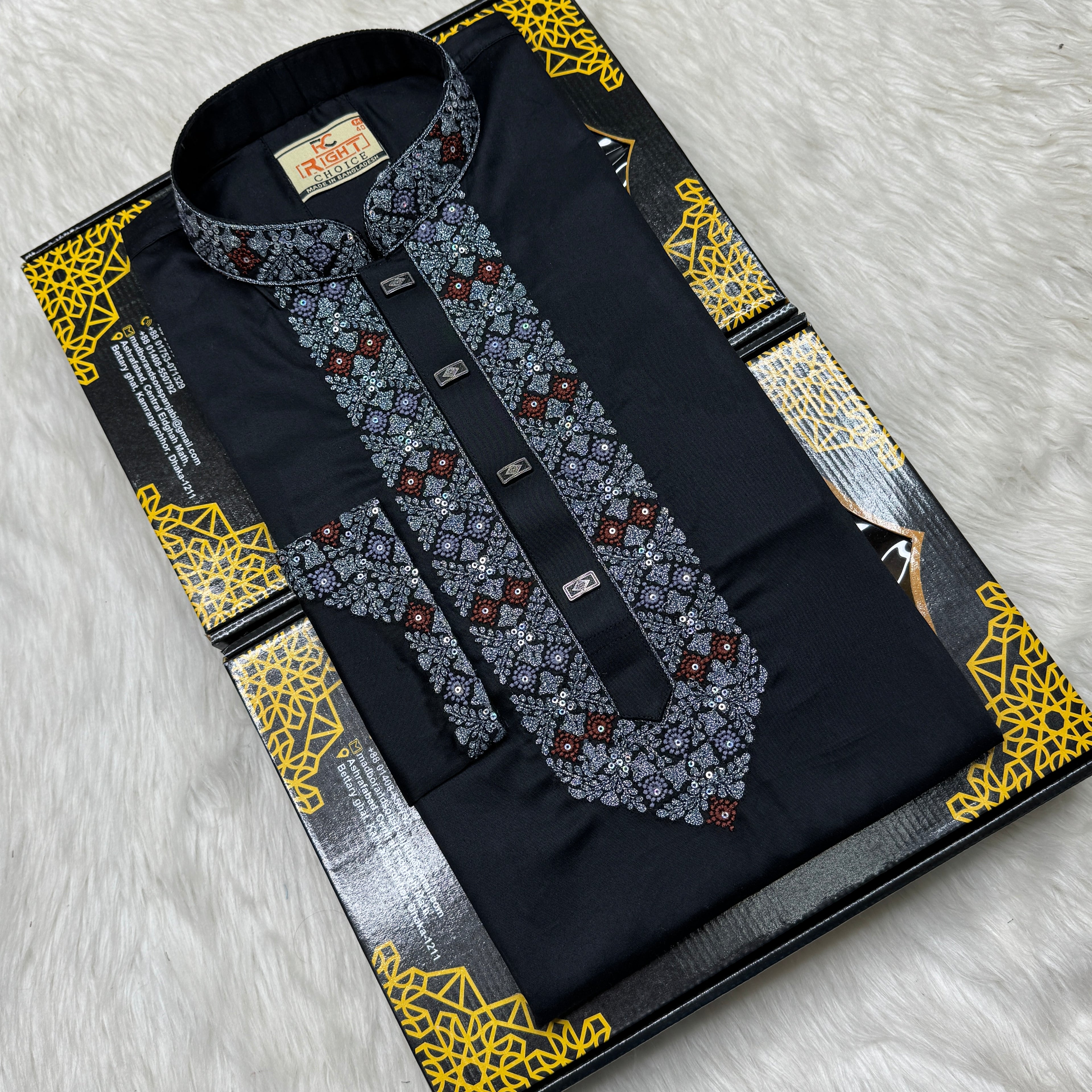 SHATUN EMBROIDARY PANJABI (CODE:164)