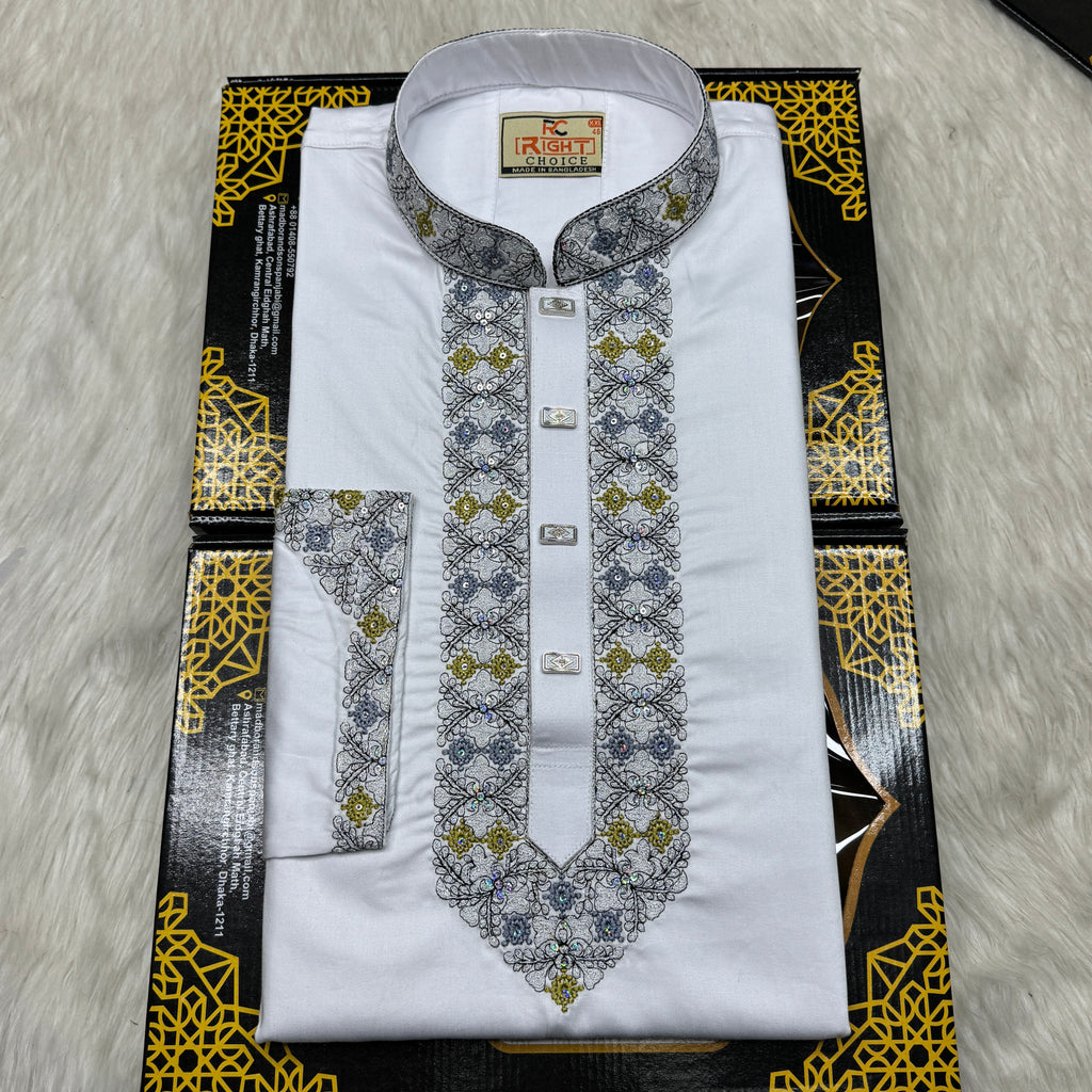 SHATUN EMBROIDARY PANJABI (CODE:163)