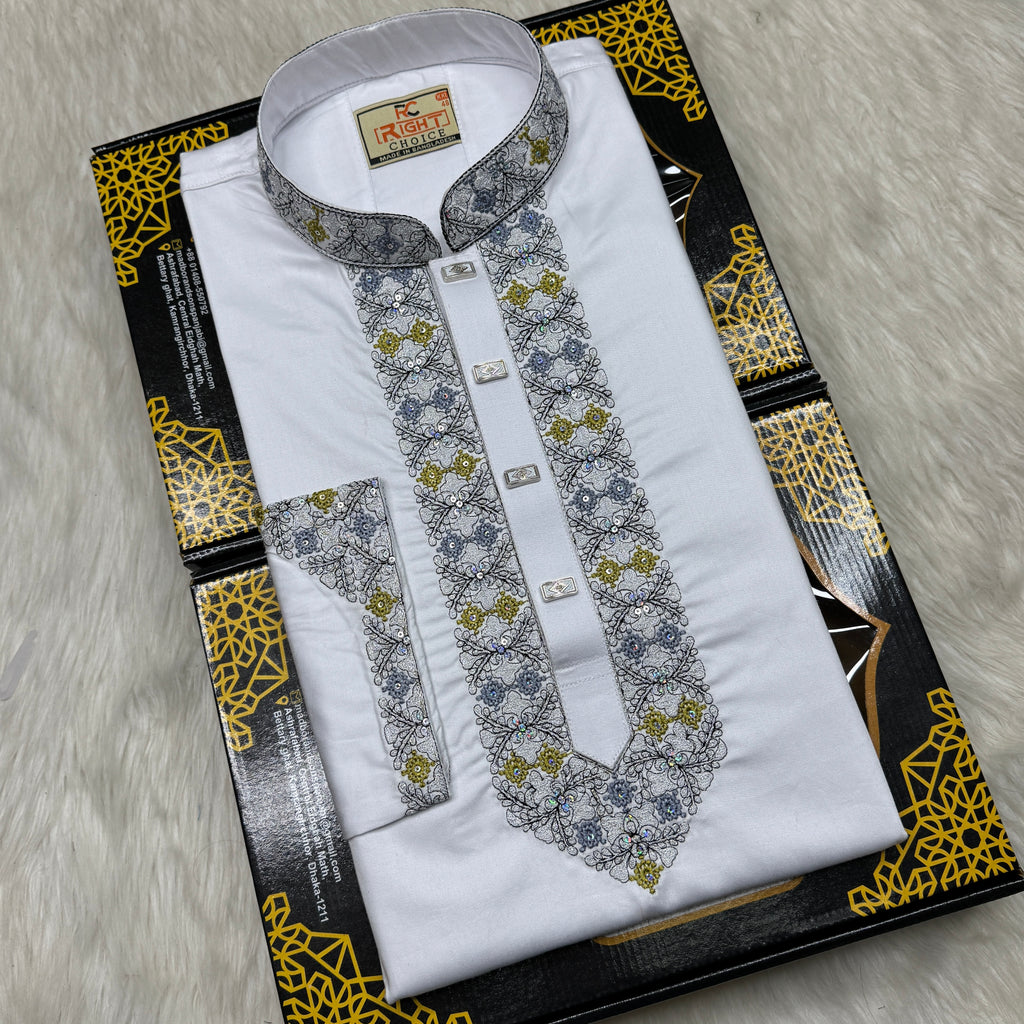 SHATUN EMBROIDARY PANJABI (CODE:163)