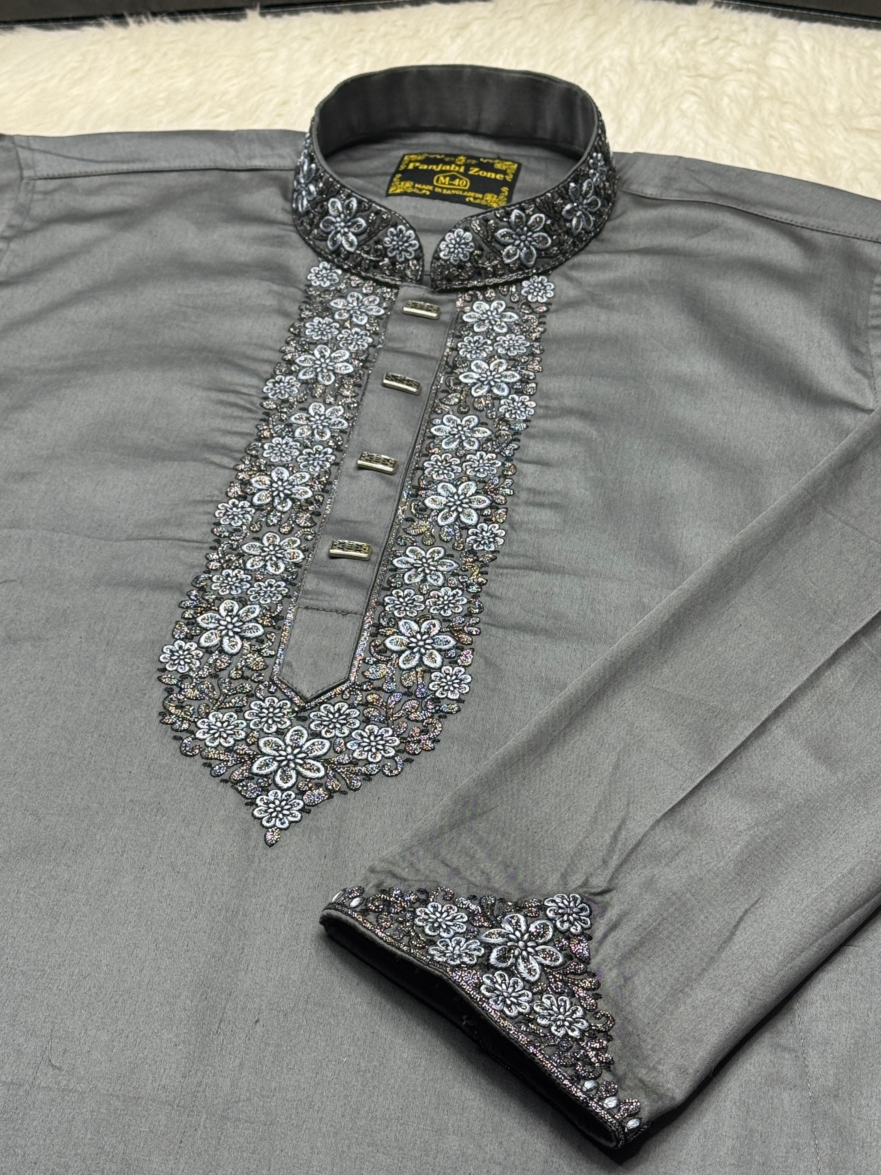 SHATUN EMBROIDARY PANJABI (CODE:173)