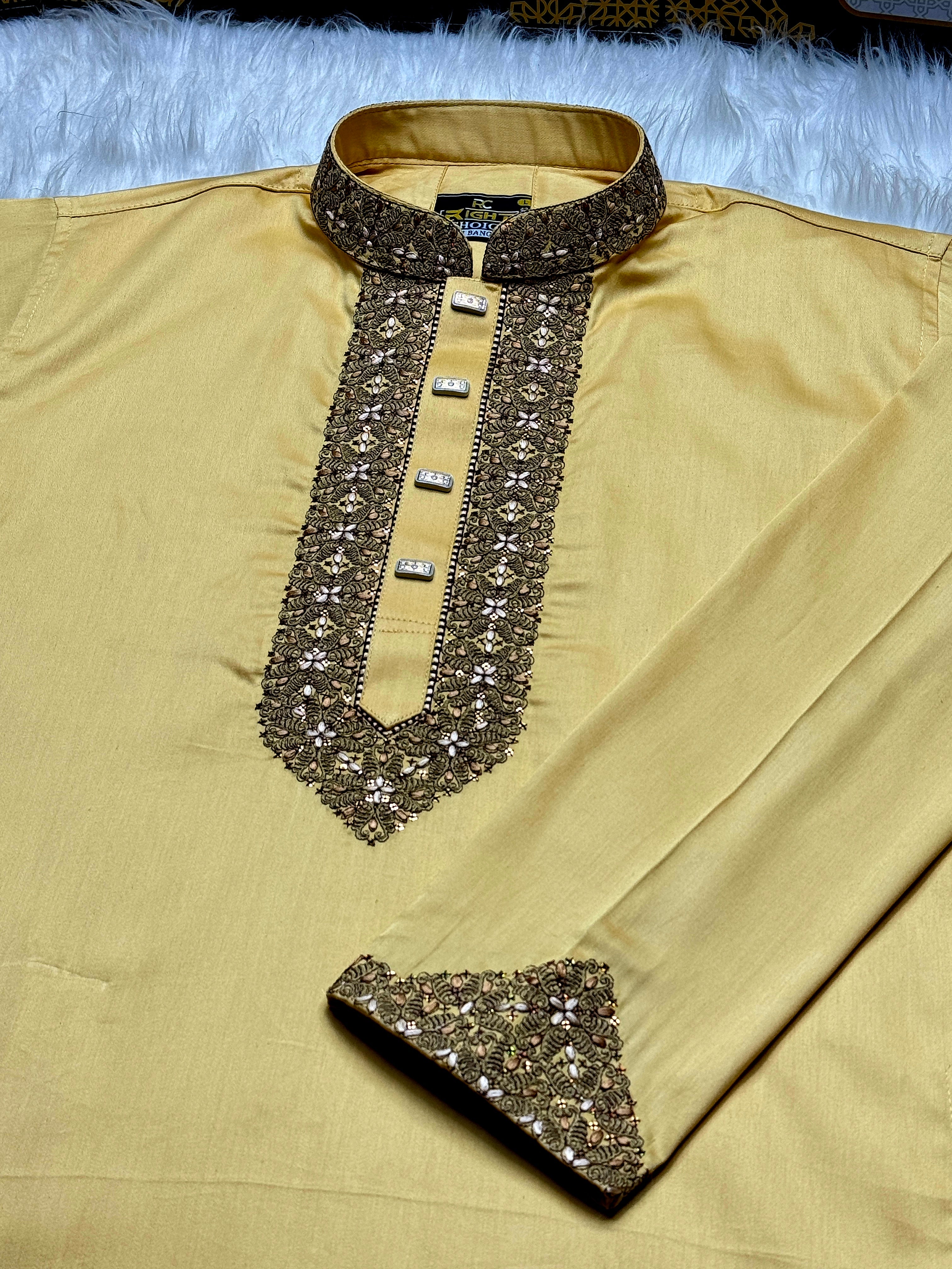 SHATUN EMBROIDARY PANJABI (CODE:183)
