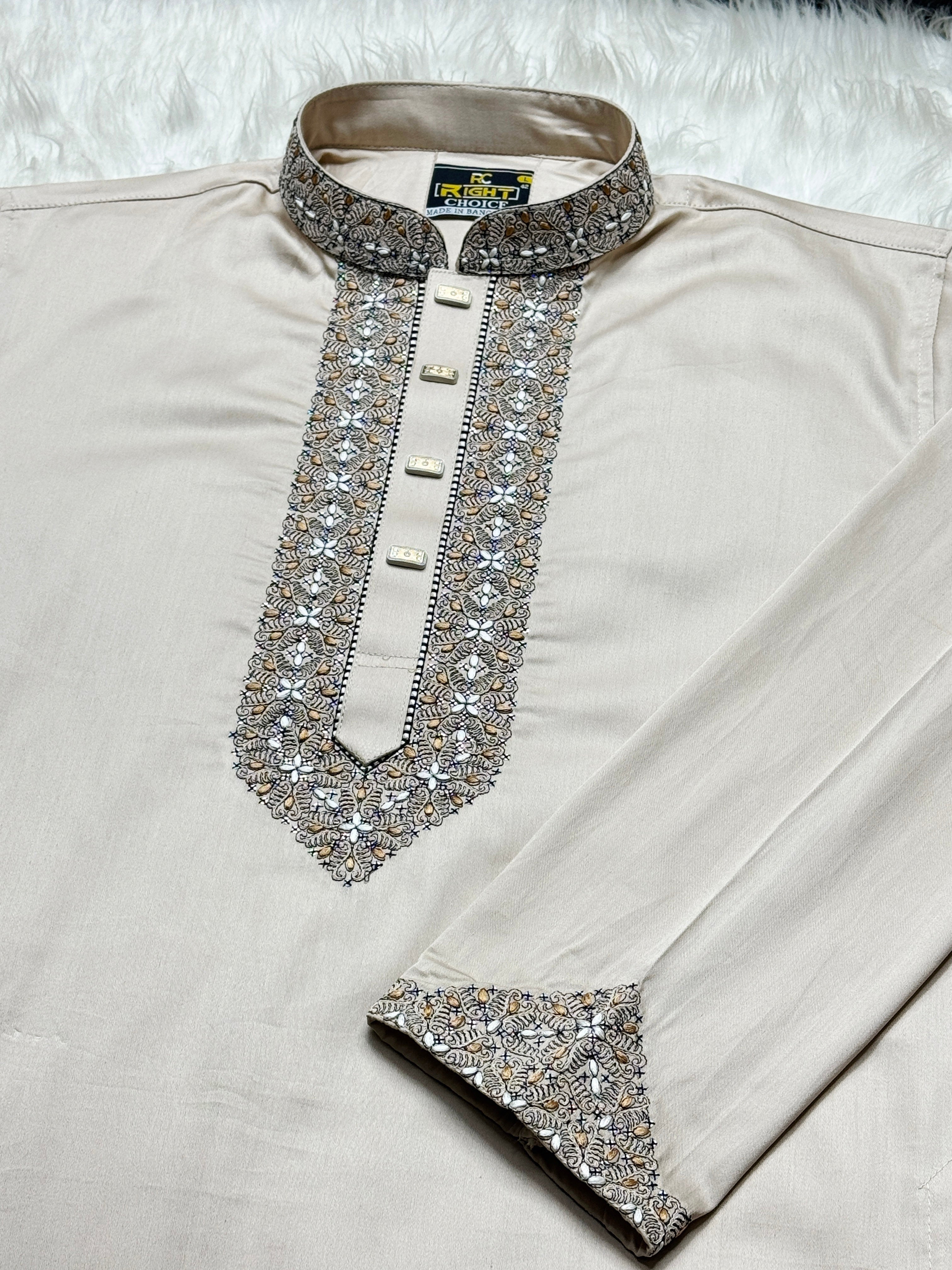 SHATUN EMBROIDARY PANJABI (CODE:181)