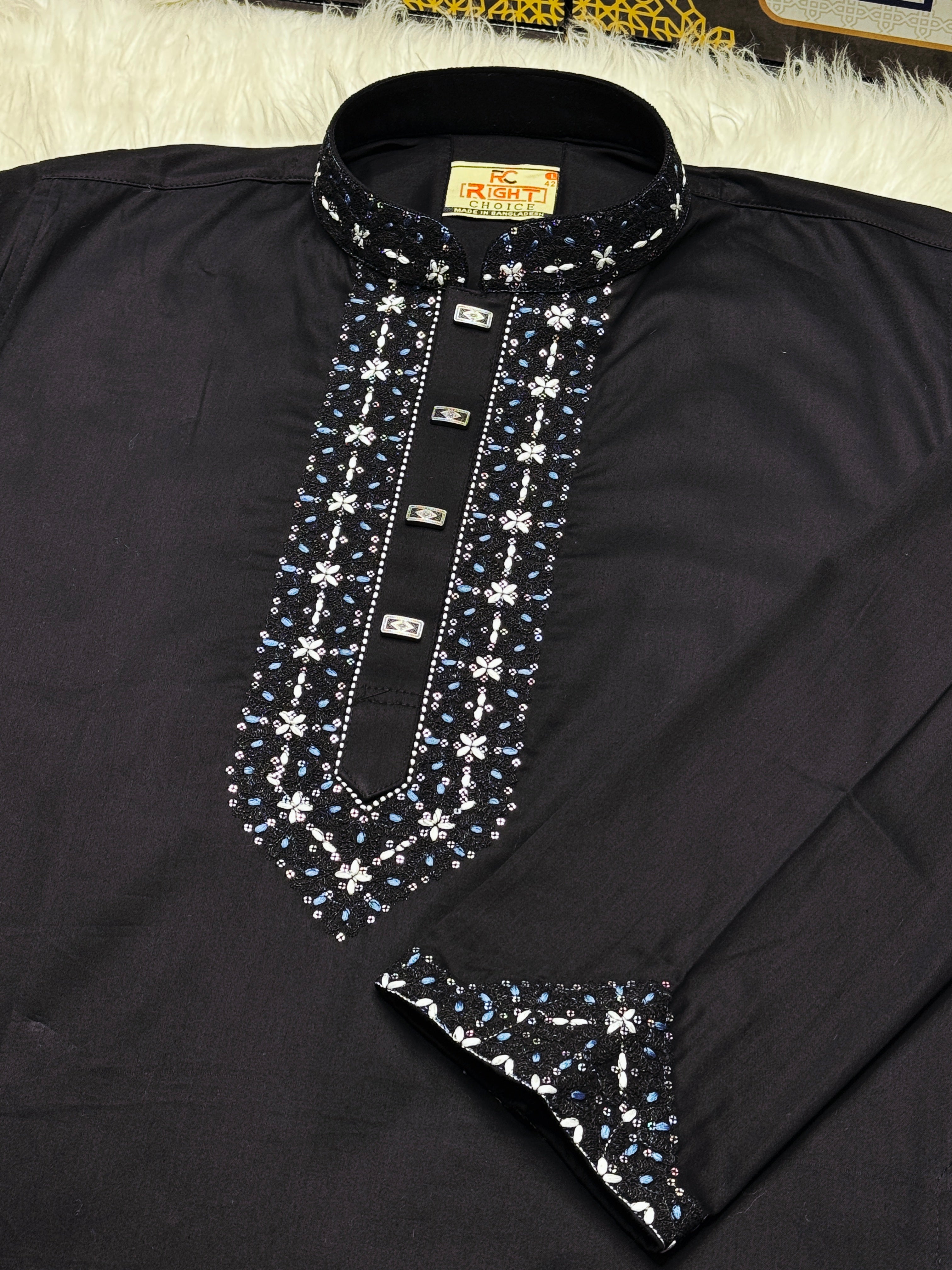 SHATUN EMBROIDARY PANJABI (CODE:185)