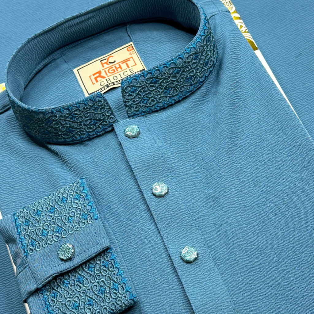 প্রিমিয়াম জাফরান পাঞ্জাবি -২০২৬ (কোডঃ১১২)