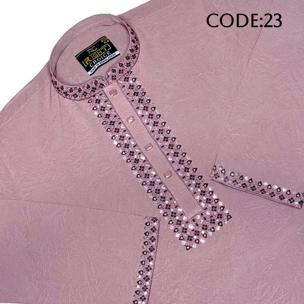 চায়না স্টিজ ভাংচুর কটন সিকুয়েন্স পাঞ্জাবি - 23