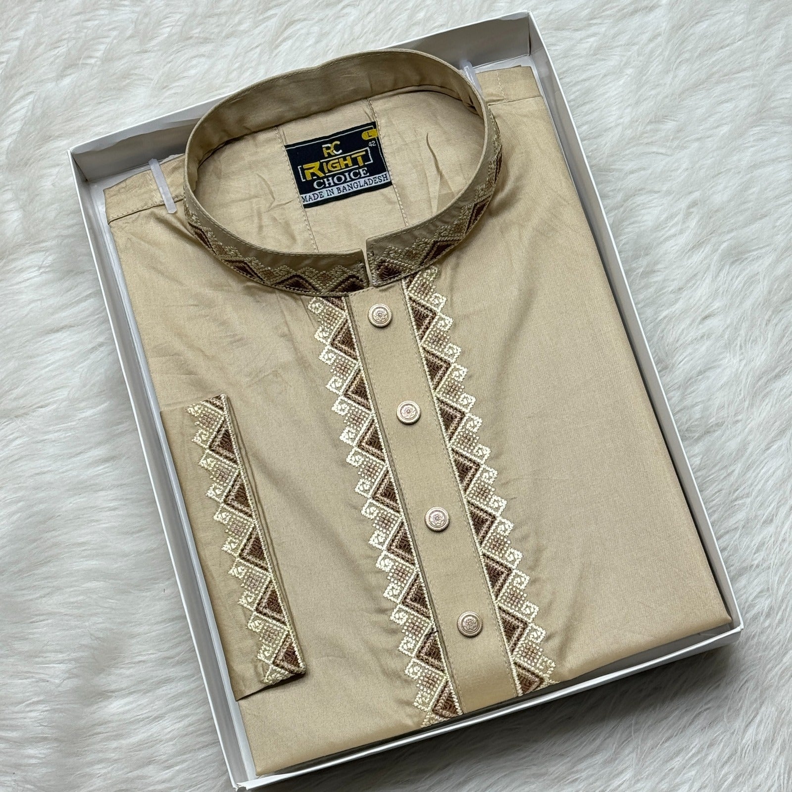 INDIAN SHATUN EMBROIDARY PANJABI (CODE:191)