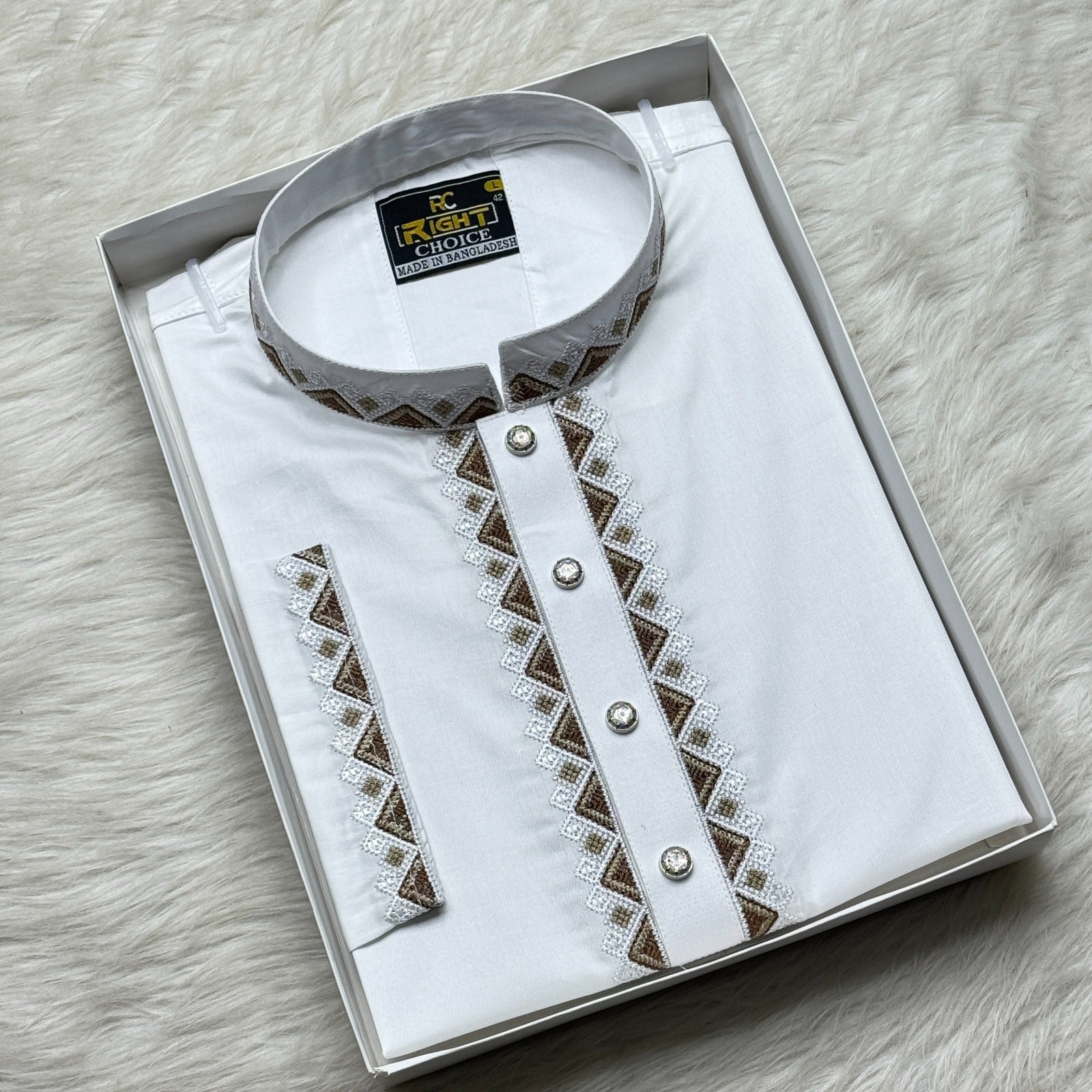 INDIAN SHATUN EMBROIDARY PANJABI (CODE:193)