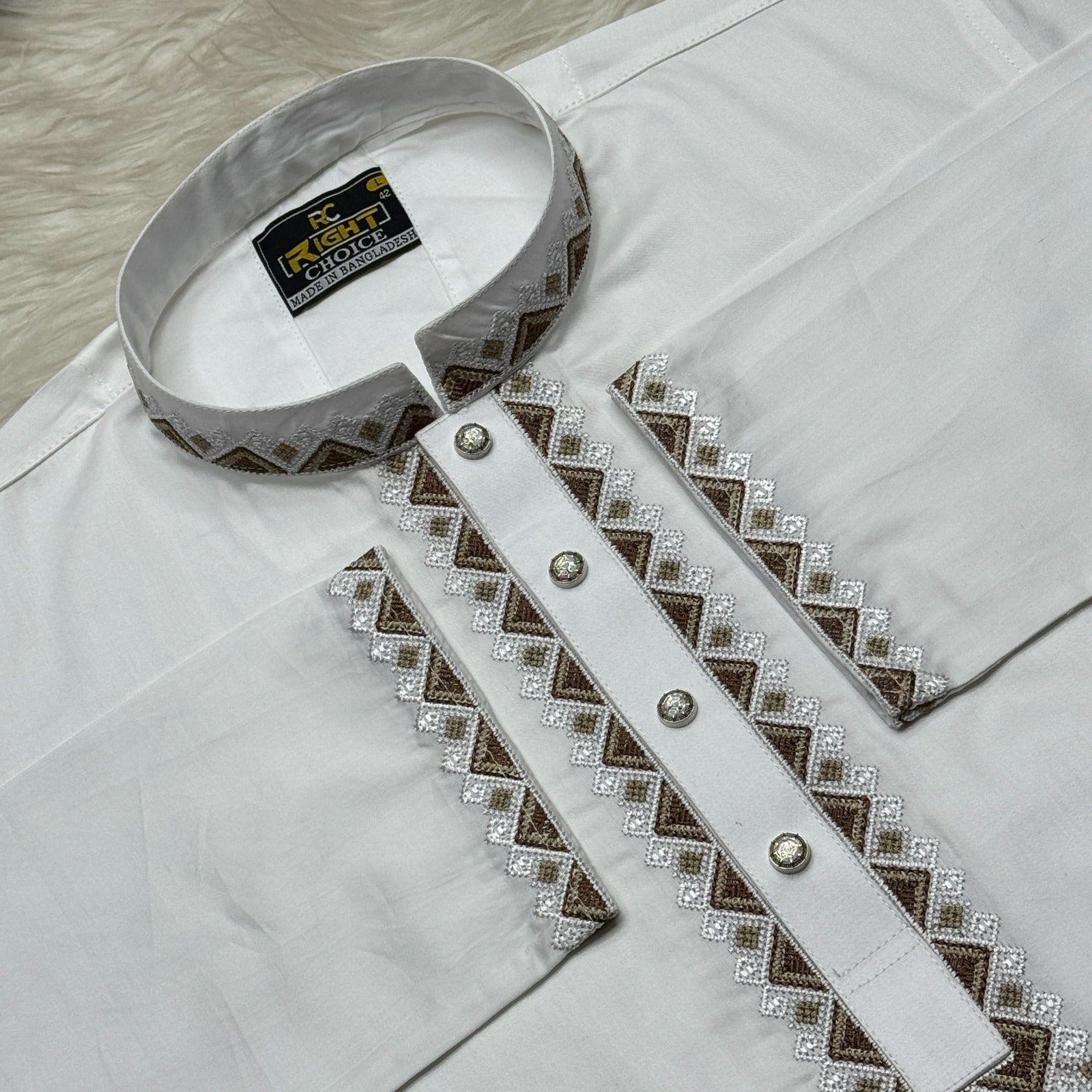 INDIAN SHATUN EMBROIDARY PANJABI (CODE:193)