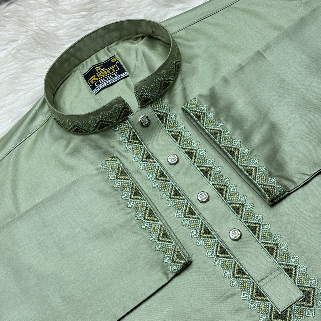 INDIAN SHATUN EMBROIDARY PANJABI (CODE:192)