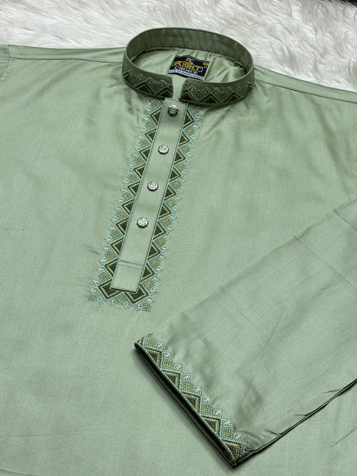 INDIAN SHATUN EMBROIDARY PANJABI (CODE:192)
