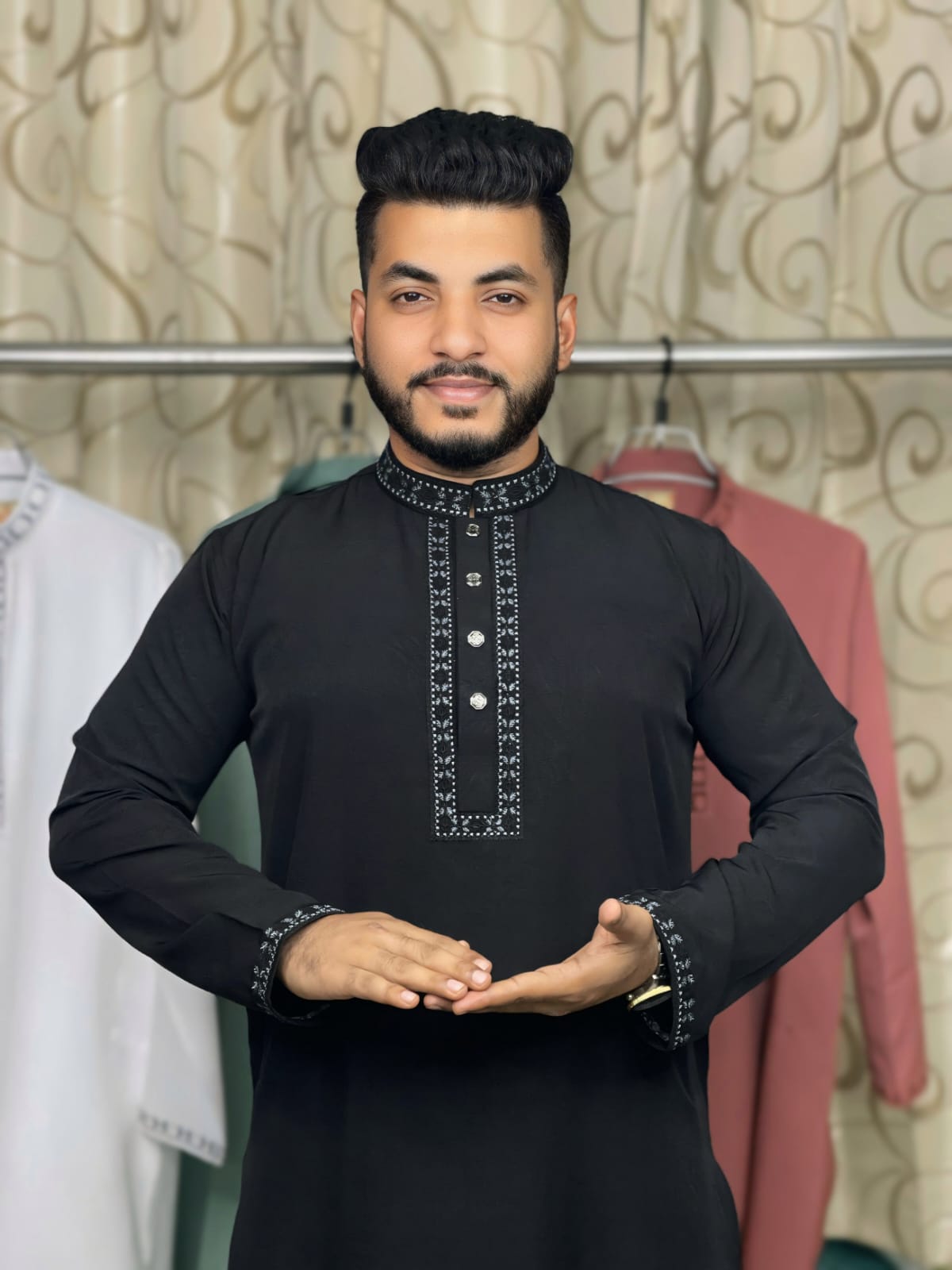 CHINA STRECH PANJABI - (CODE: 203)