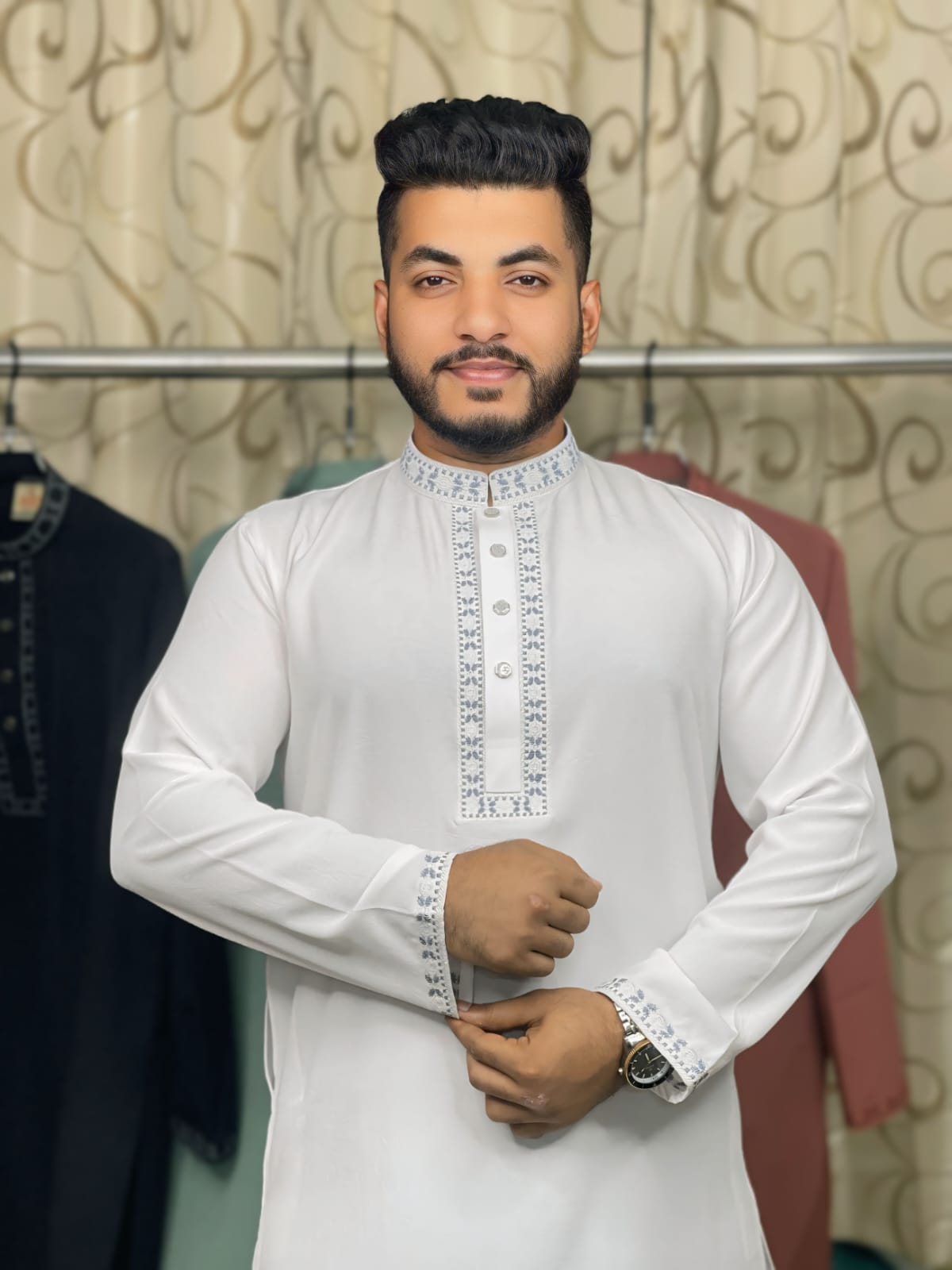 CHINA STRECH PANJABI - (CODE: 204)