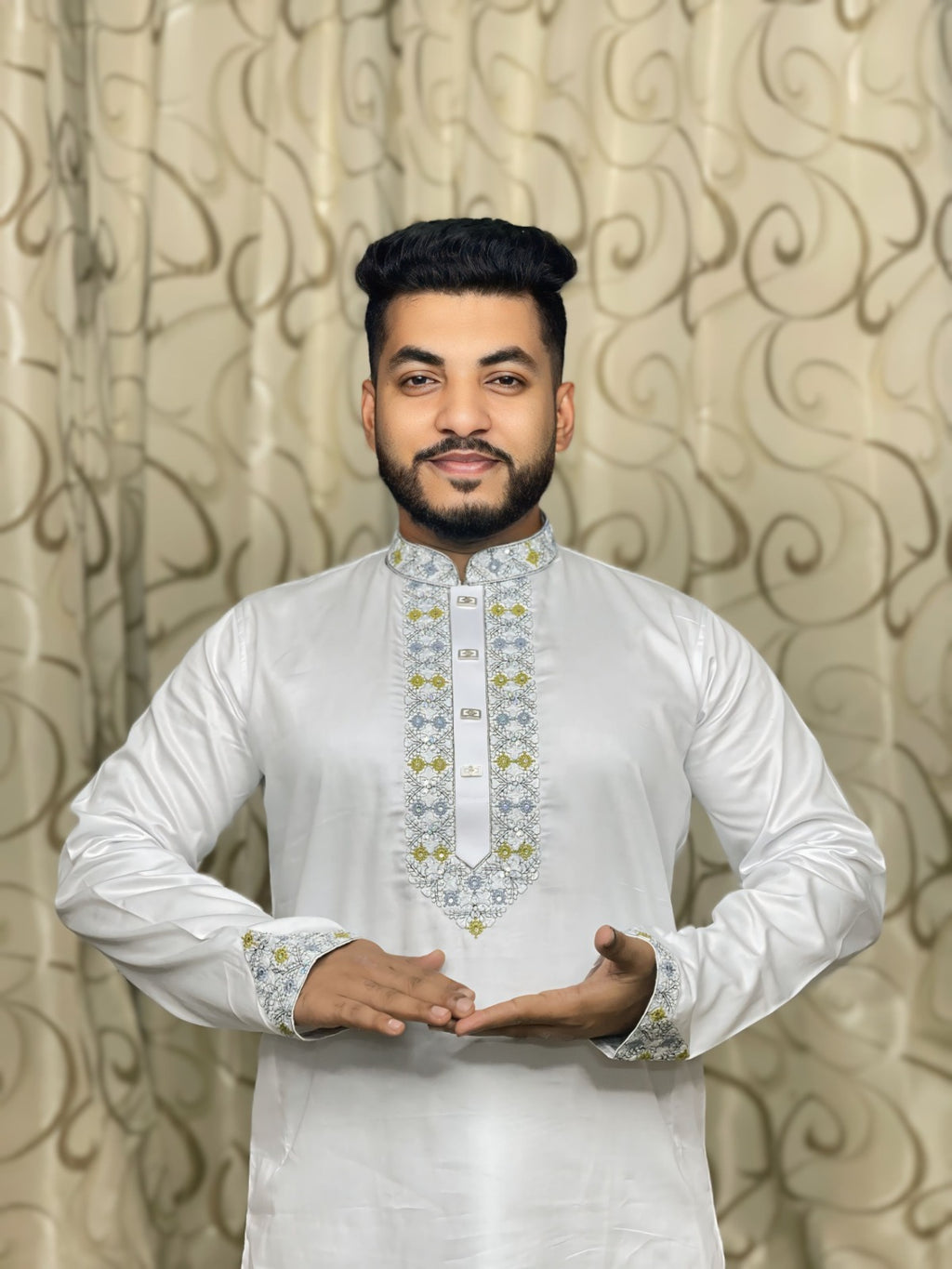 SHATUN EMBROIDARY PANJABI (CODE:163)