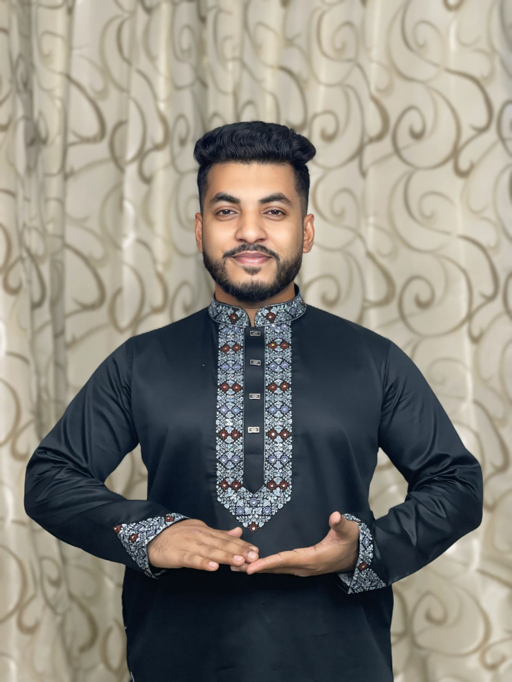 SHATUN EMBROIDARY PANJABI (CODE:164)