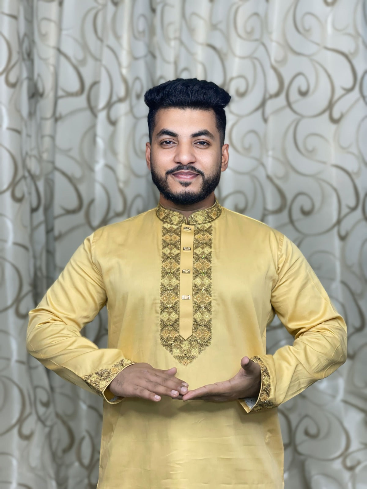 SHATUN EMBROIDARY PANJABI (CODE:162)