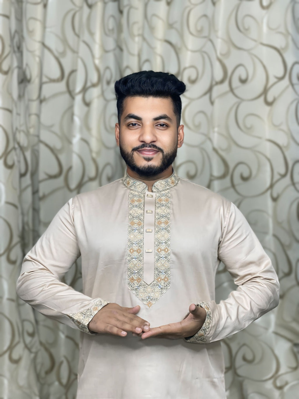 SHATUN EMBROIDARY PANJABI (CODE:161)